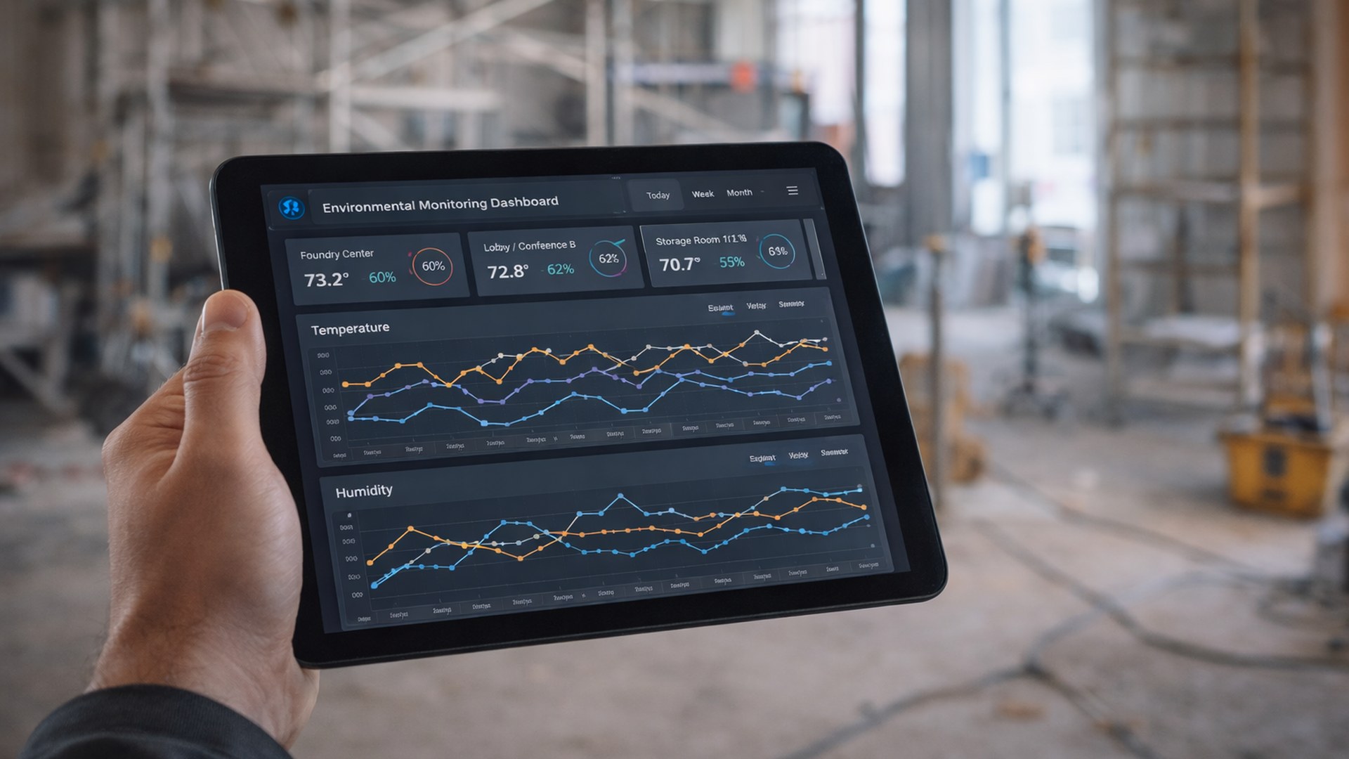 Remote monitoring dashboard and field equipment